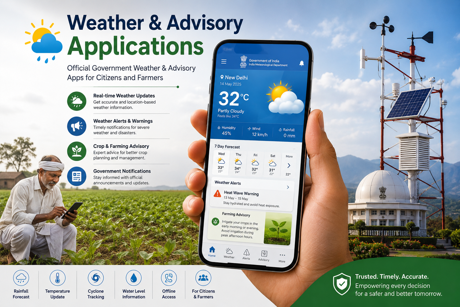 Government Weather & Advisory Apps